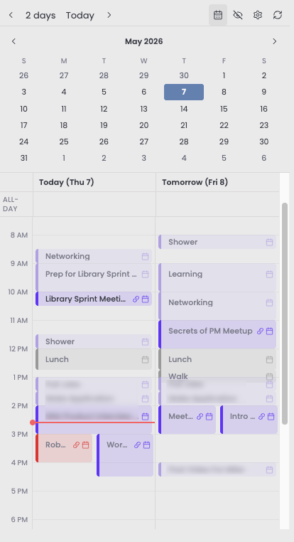 Knox Timeline panel