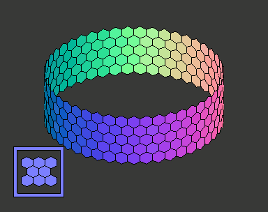 Animation of tessellated torii