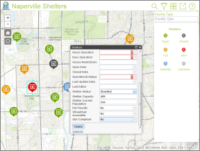 Image of Local Government Online App using the 'Find, Edit, and Filter' configuration