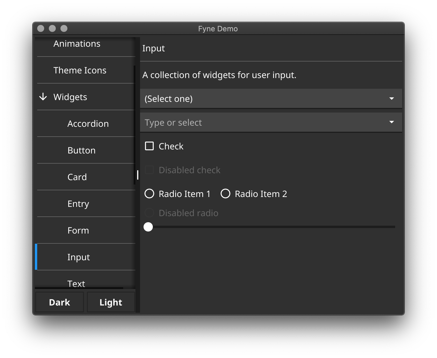 Fyne Demo Dark Theme