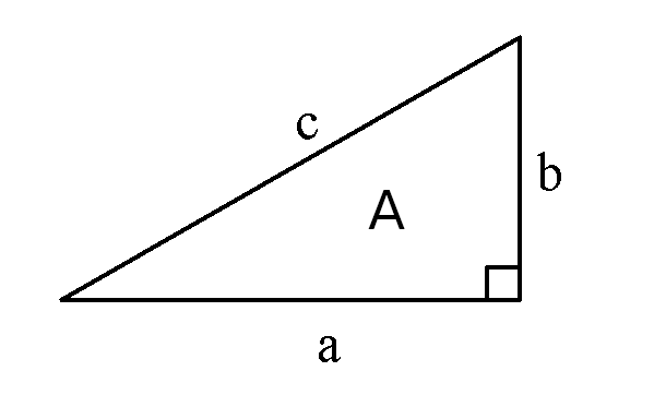 triangle with numbers