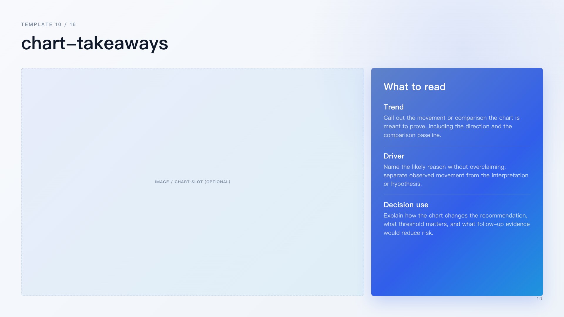Lucent design chart-takeaways preview