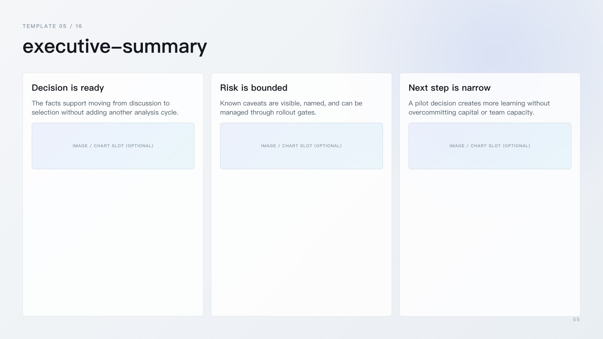 Starter design executive-summary preview