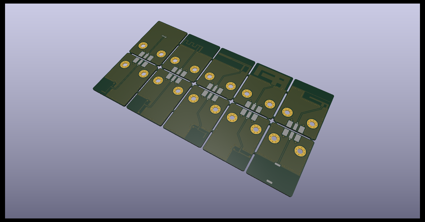 Antenna evaluation board, from the project README