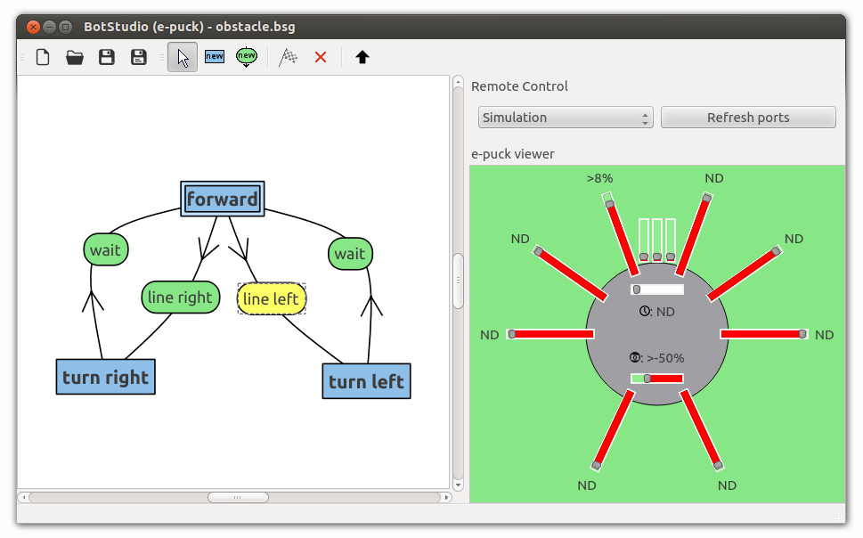 webots obstacle avoidance