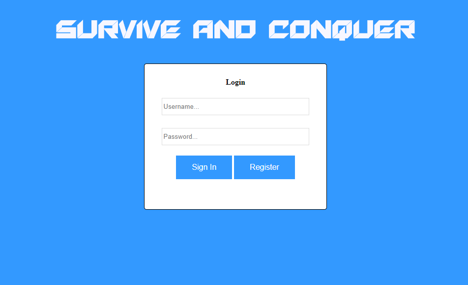 GitHub - Cyber1551/SurviveAndConquerOnline