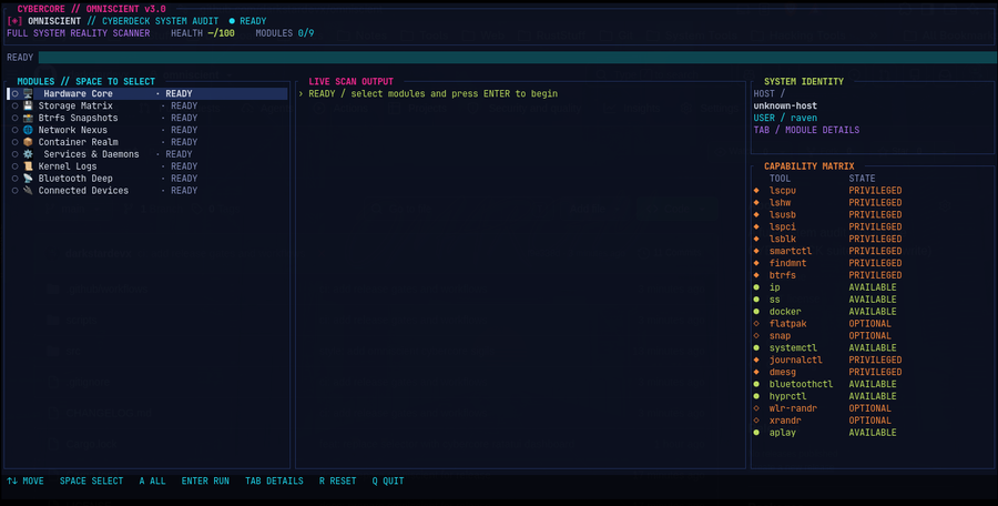 Omniscient audit dashboard preview