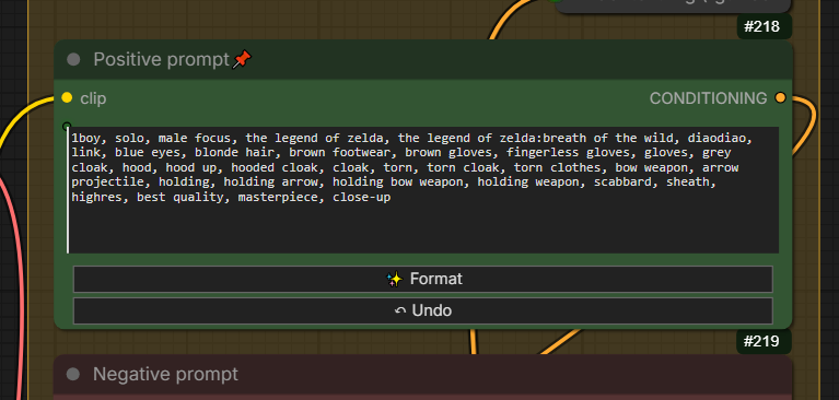 After formatting — underscores replaced, duplicates removed, spacing fixed