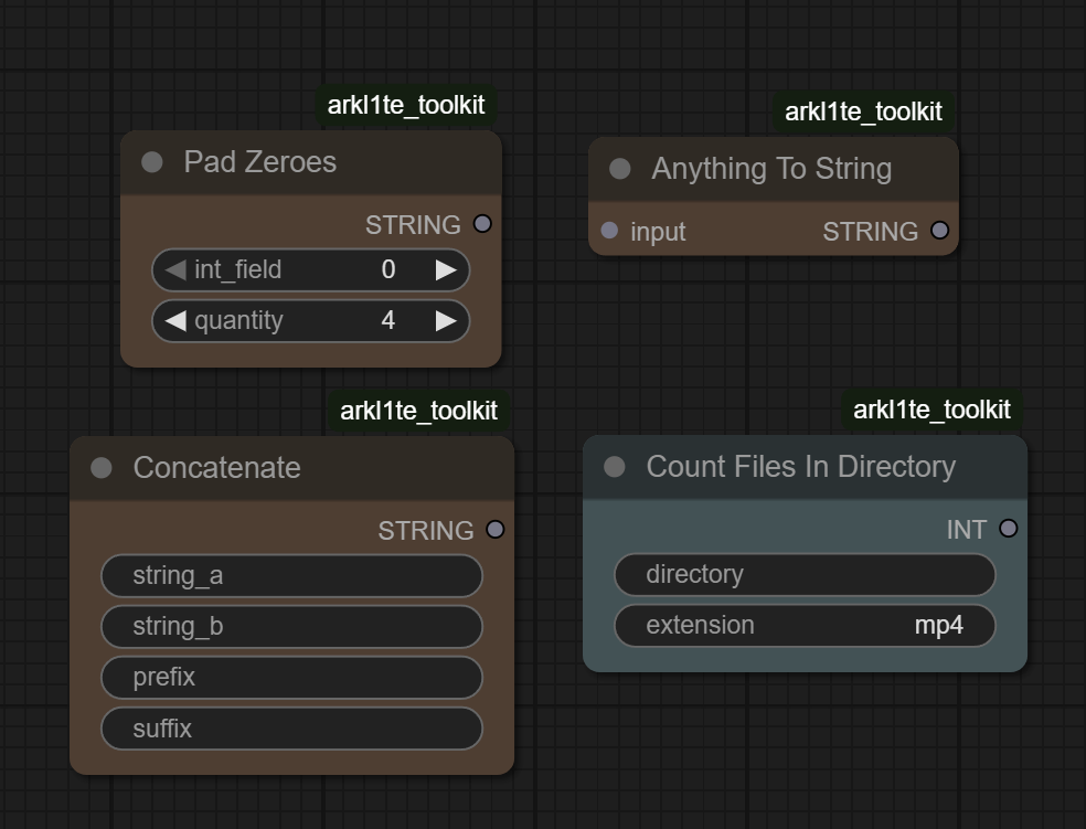 Screenshot of the nodes in this ComfyUI toolkit