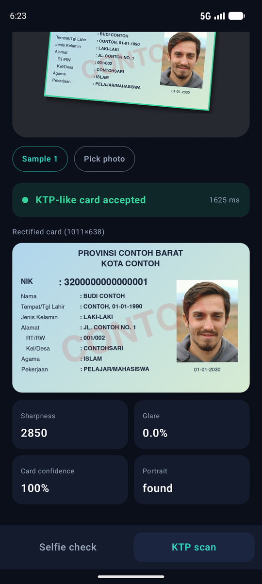 KTP on Android