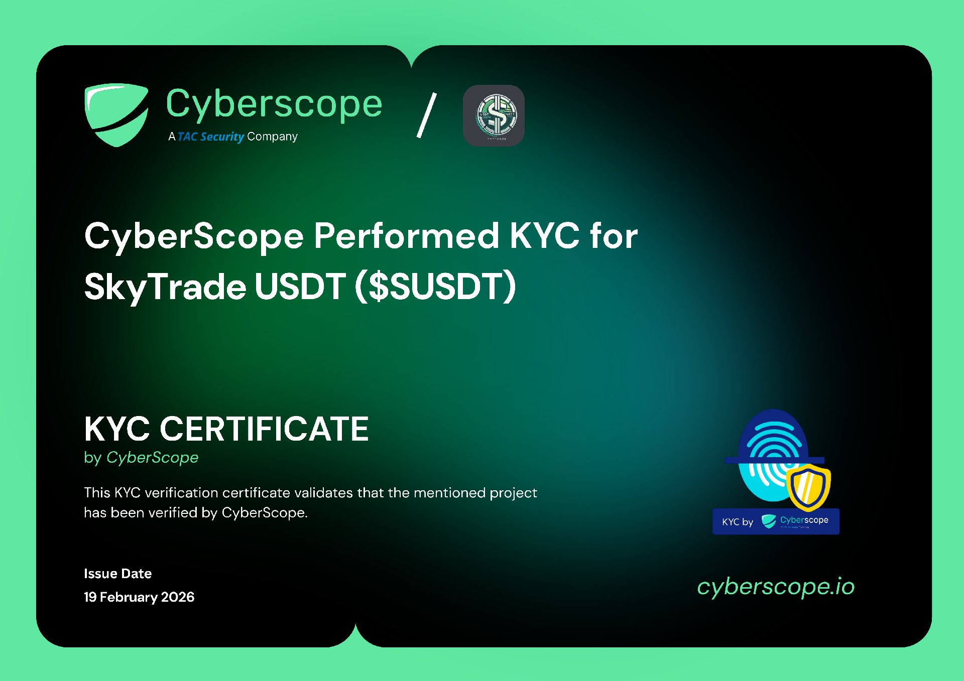 Cyberscope KYC