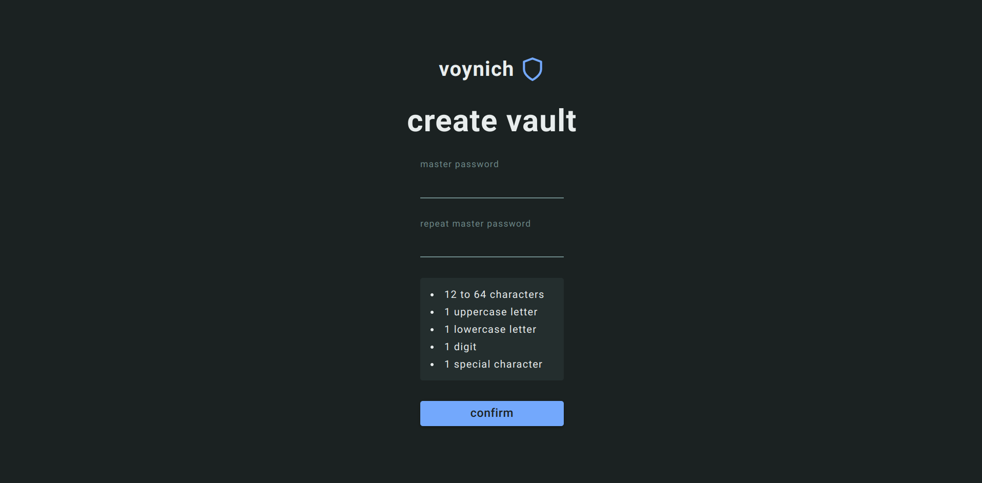 create vault