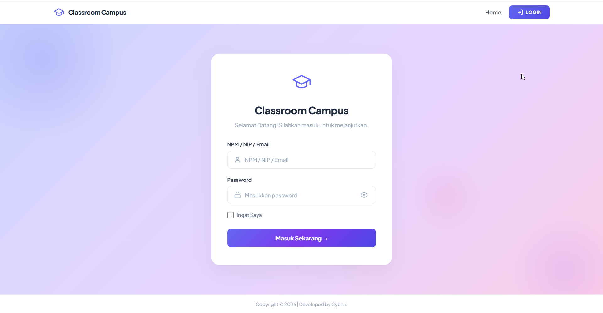 Login Page