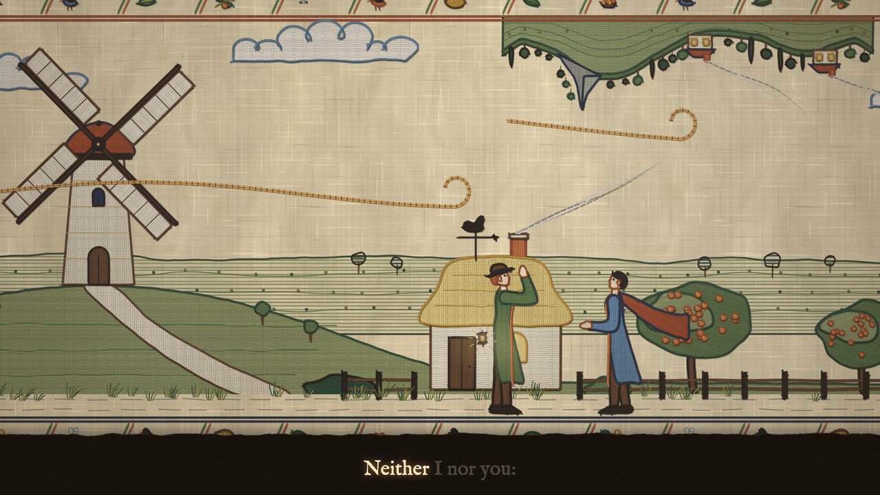 Wool embroidery
