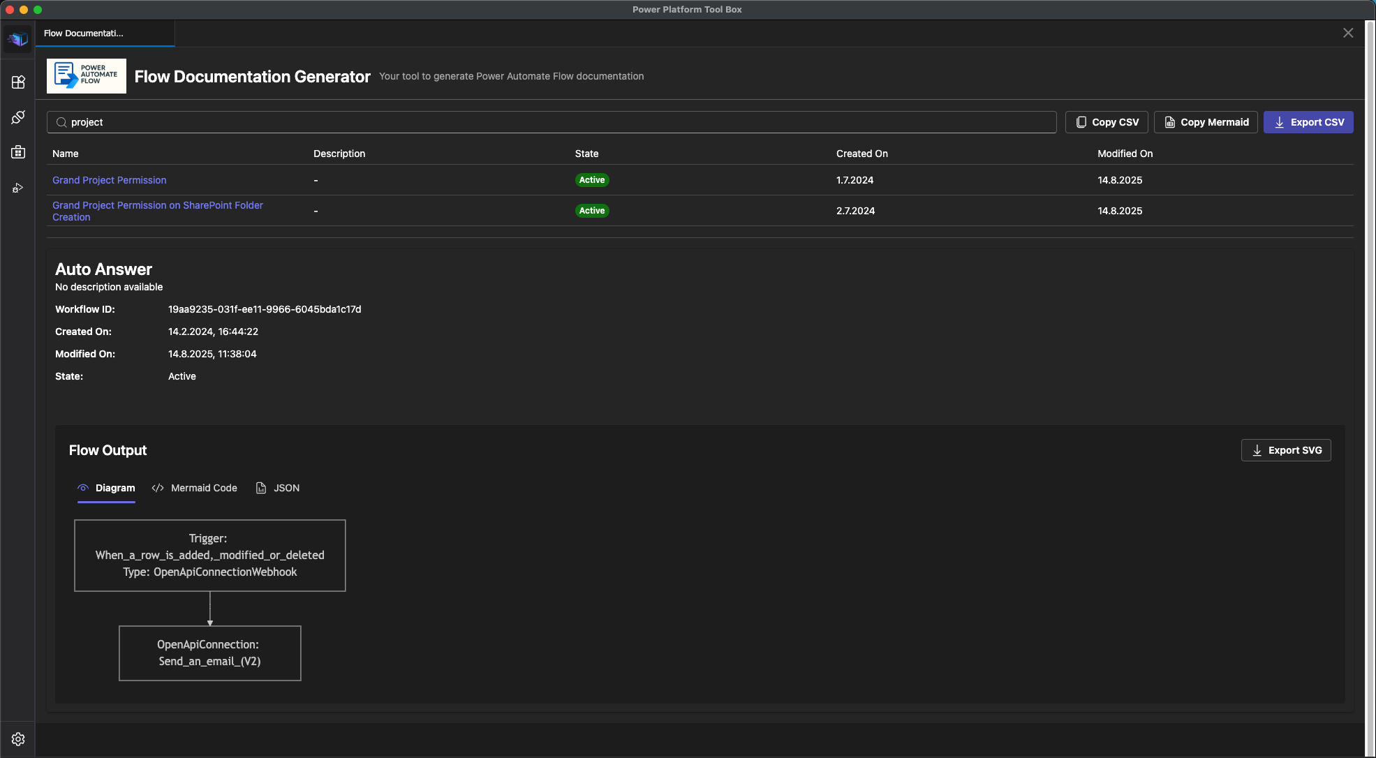 Plugin Documentation Generator - Dark Theme