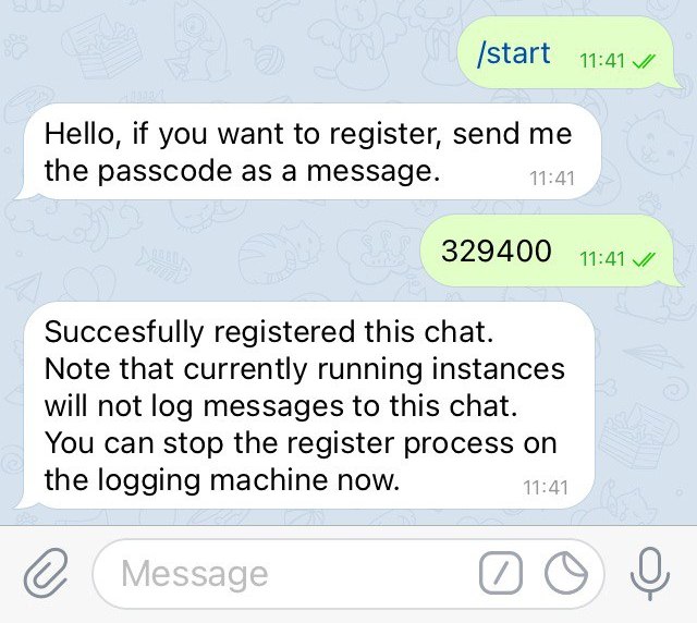 register a new chat