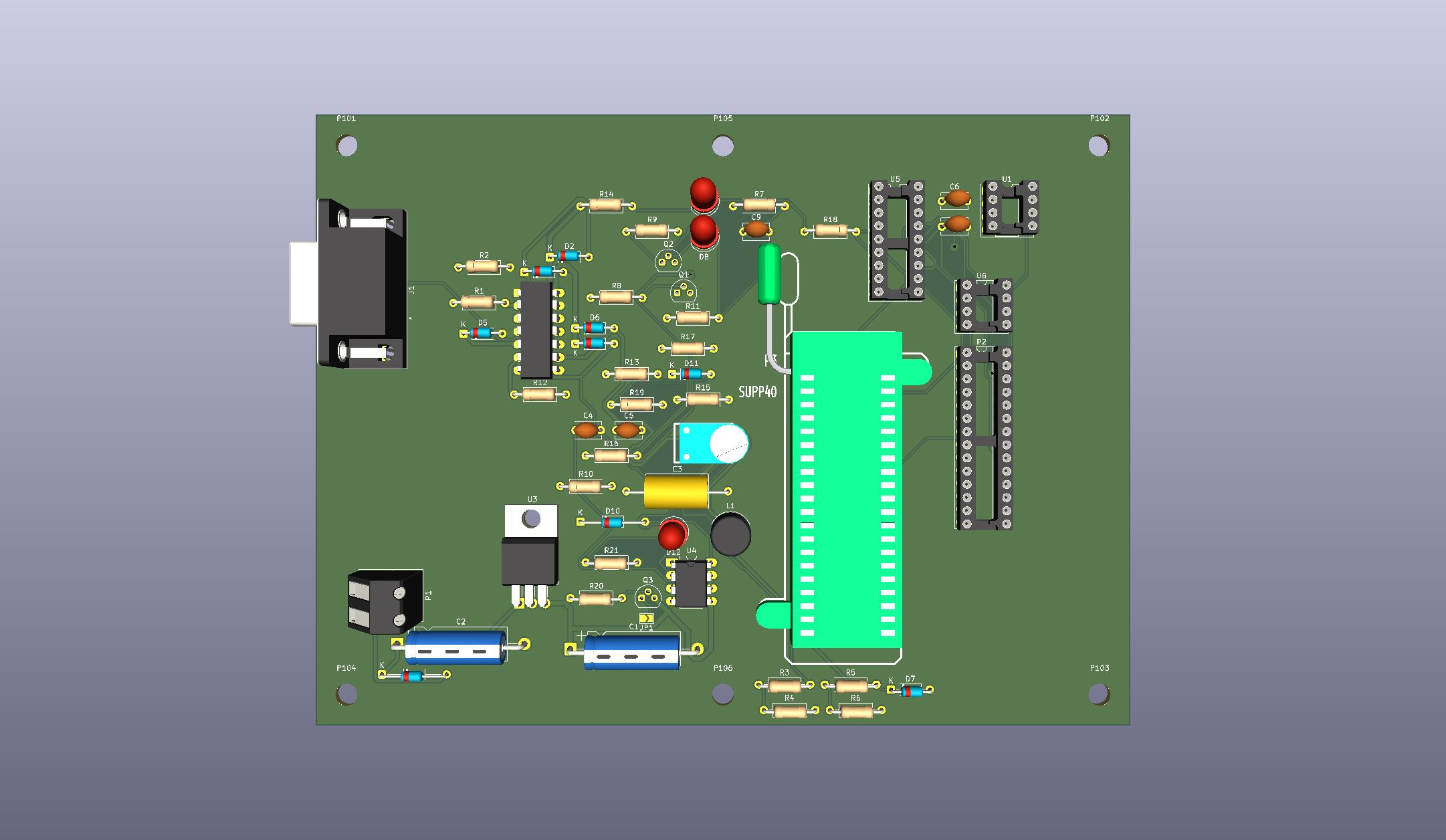 KiCad：独立布局后的原生三维预览