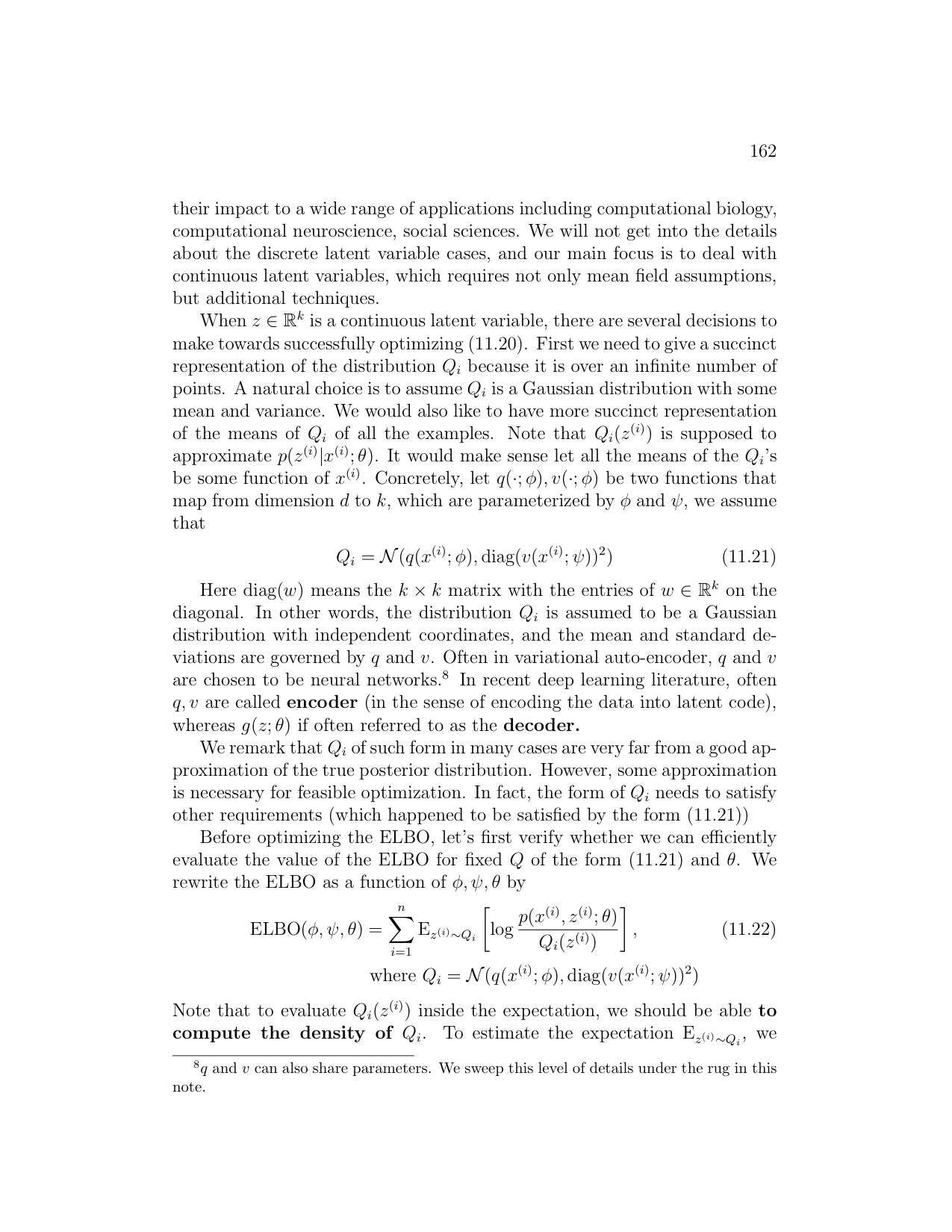 CS229 VAE lecture notes
