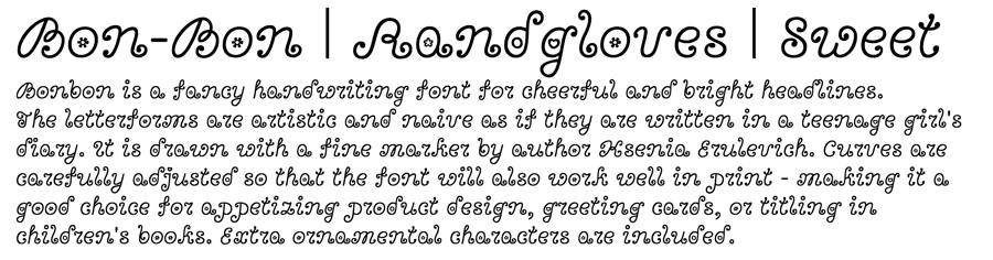 Bonbon Font