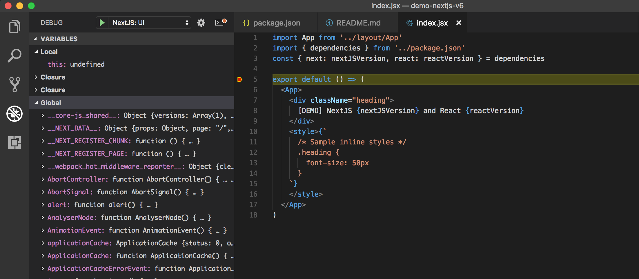 VS Code: Debug NextJS