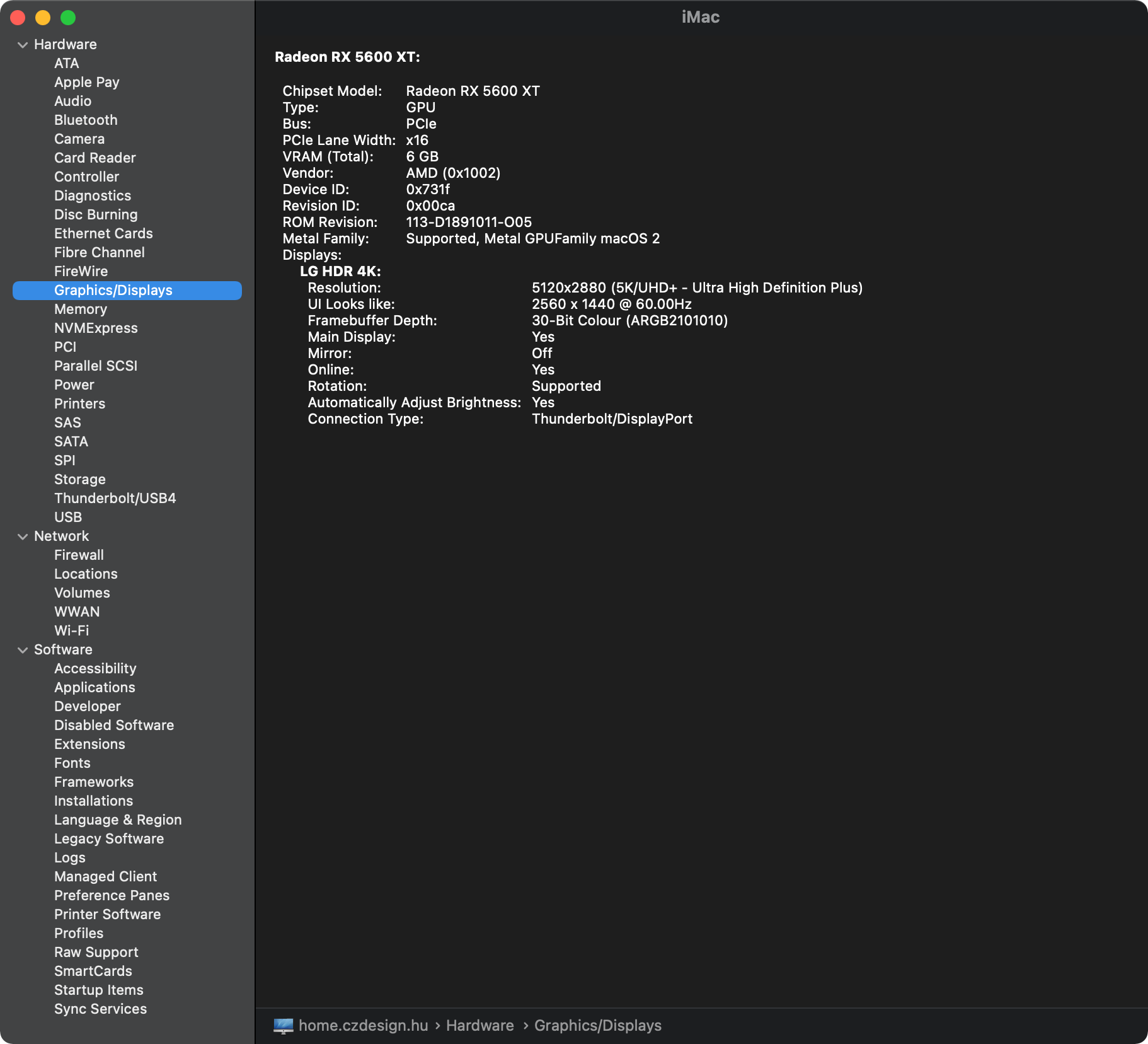 System Info GPU