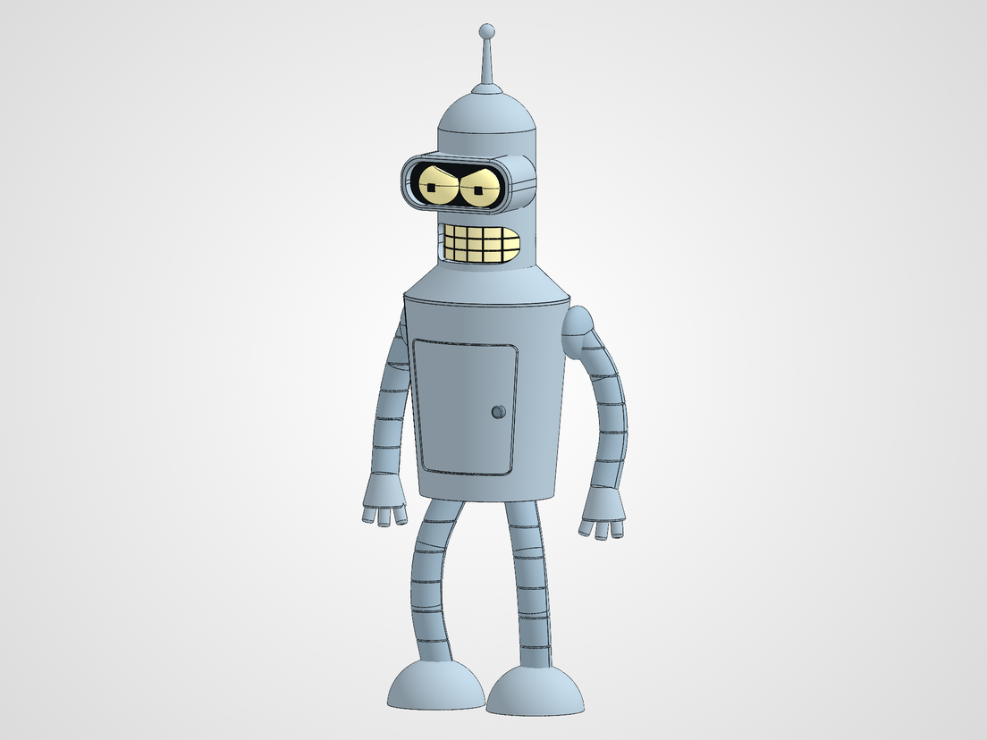 Bender built as native SOLIDWORKS solids