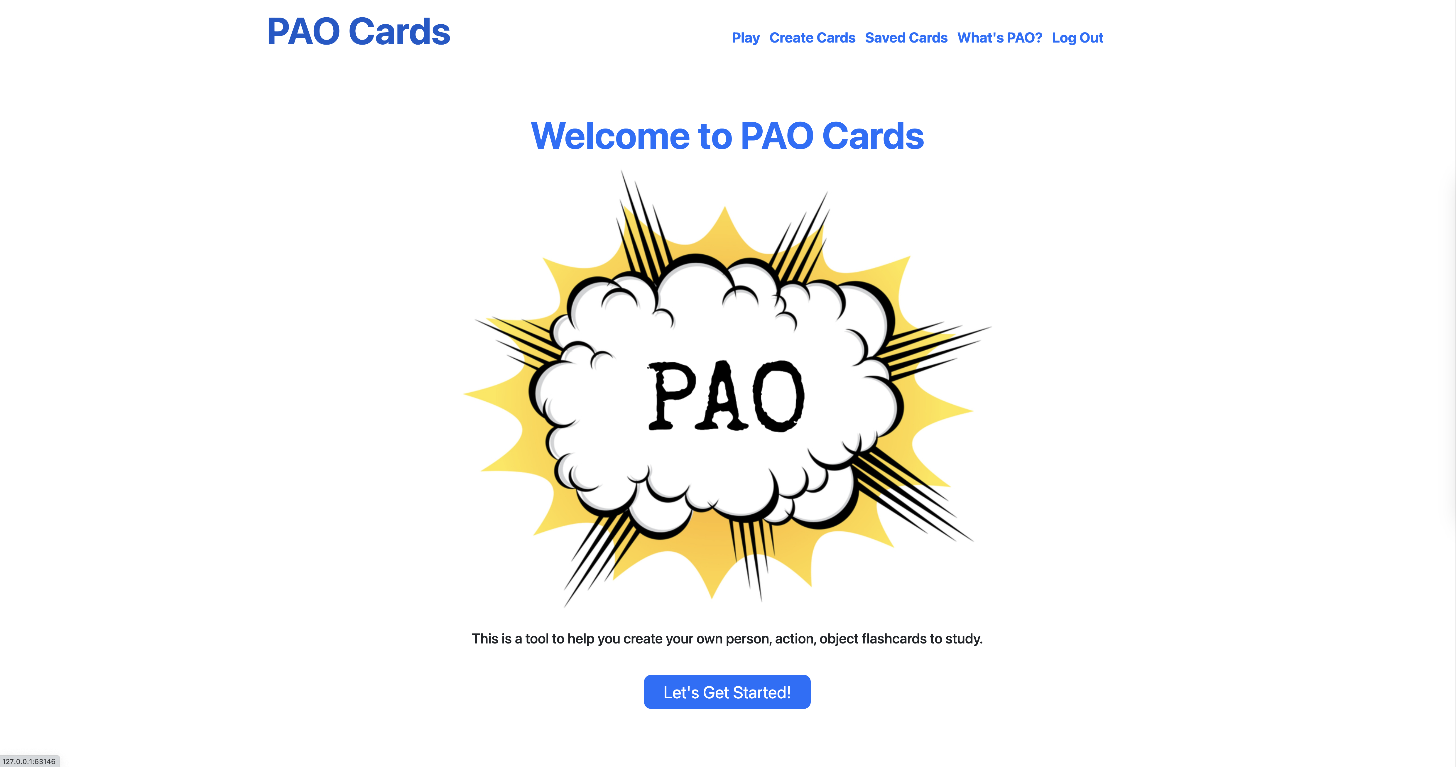 PAO Cards Hompage Image