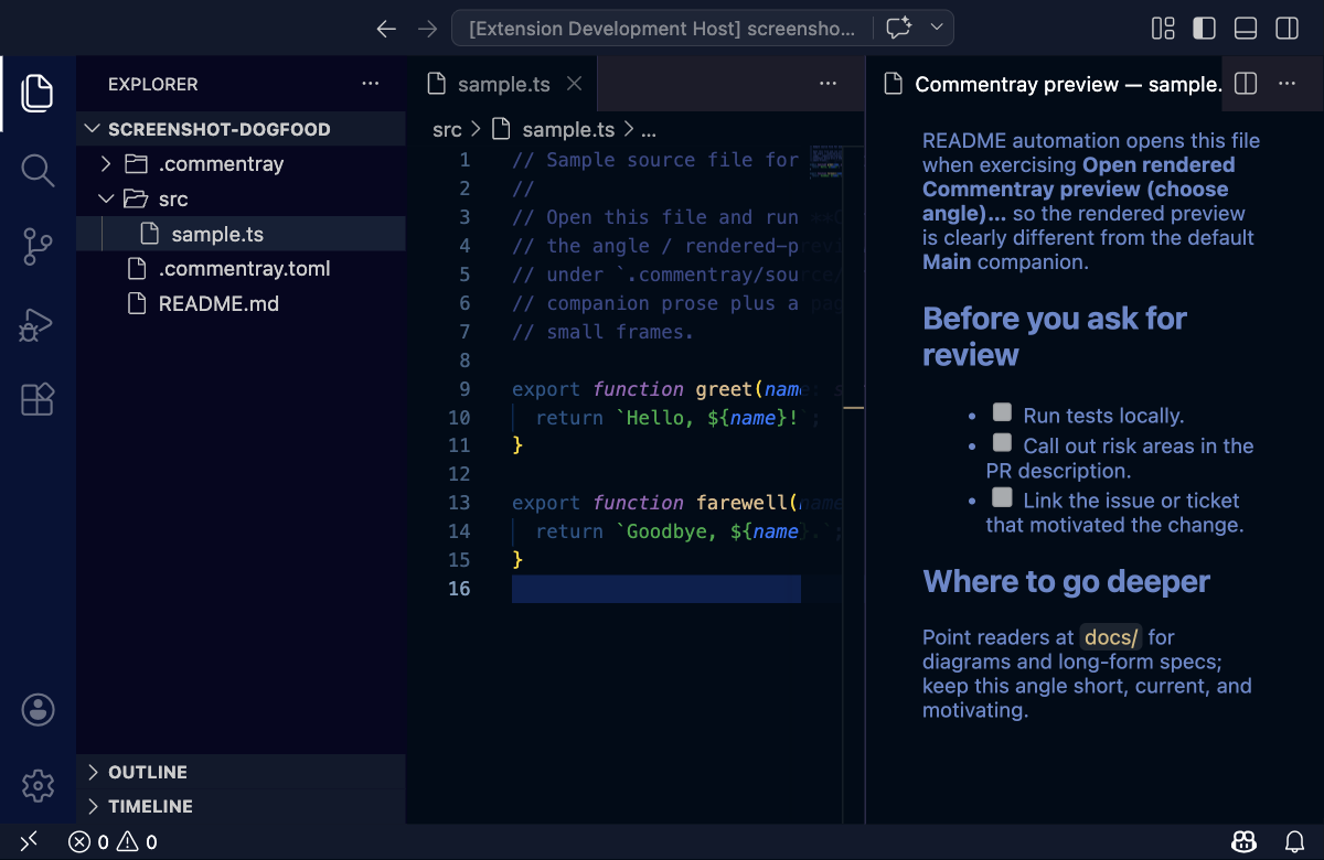 Rendered preview — choose angle, webview
