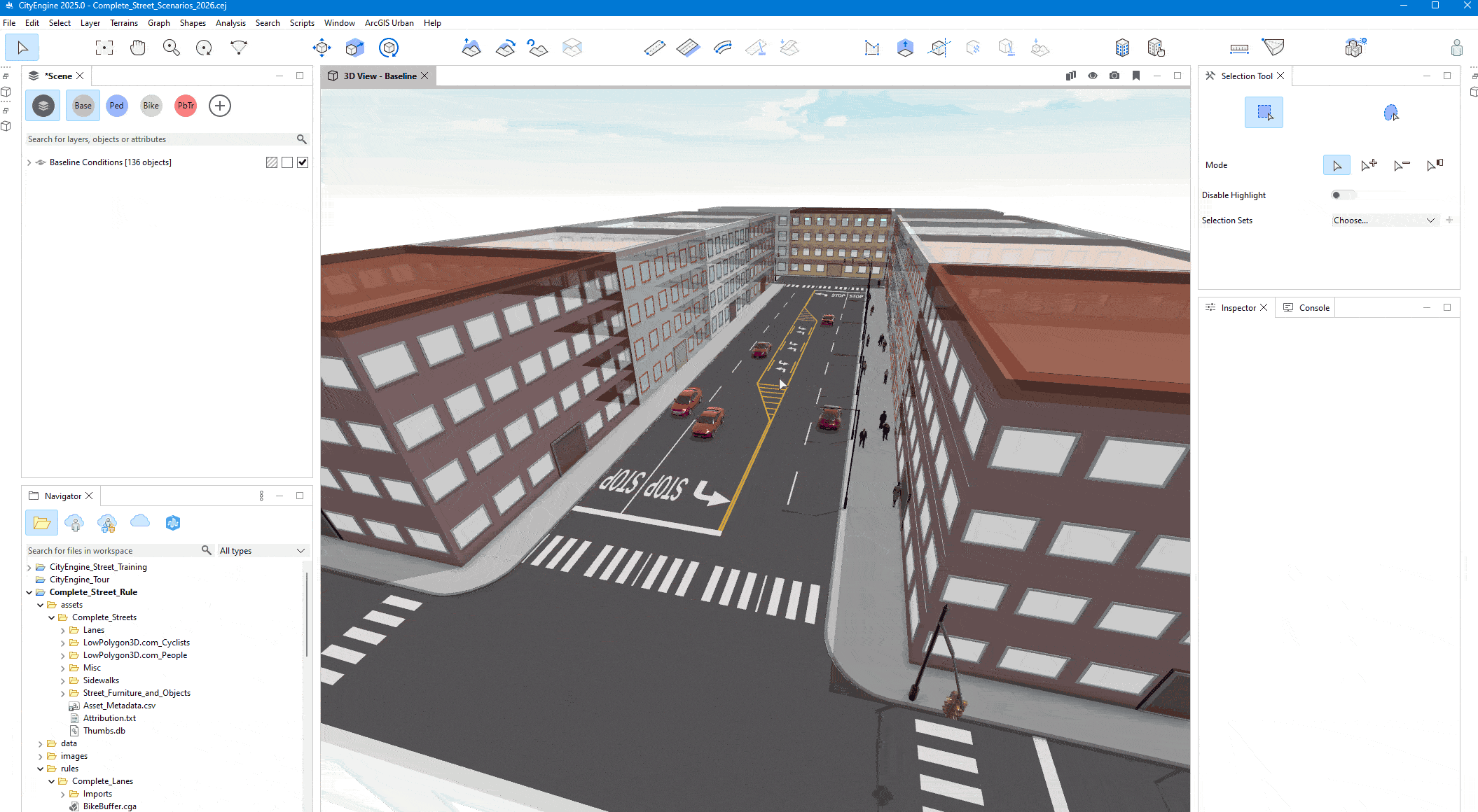 Street Designer Complete Lanes Demo - GIF Placeholder