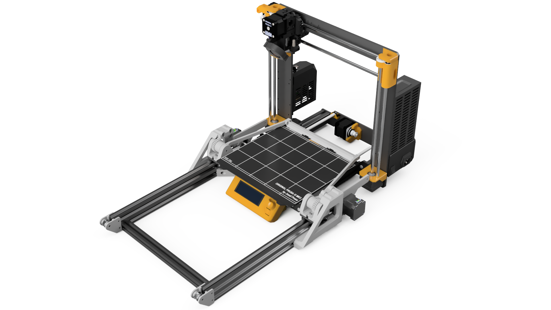 Prusa chain production, from the project README
