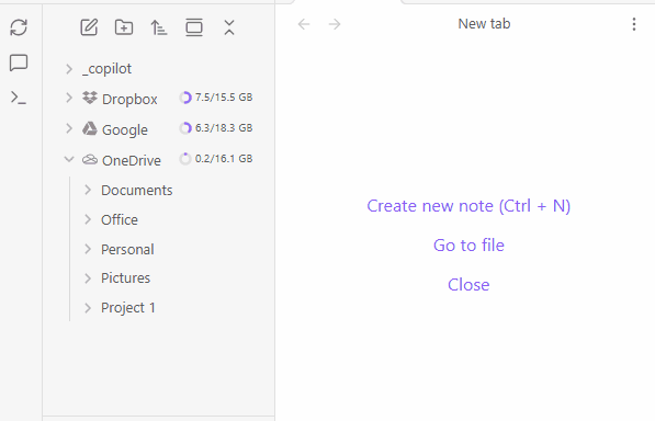 Multi Cloud Sync screenshot — Demo of the Multi Cloud Sync plugin in action, showing how it connects local folders to cloud storage and keeps them in sync.