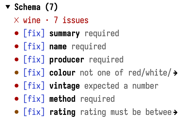File-level validation