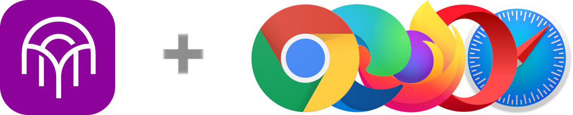 Kibisis & Browser logos