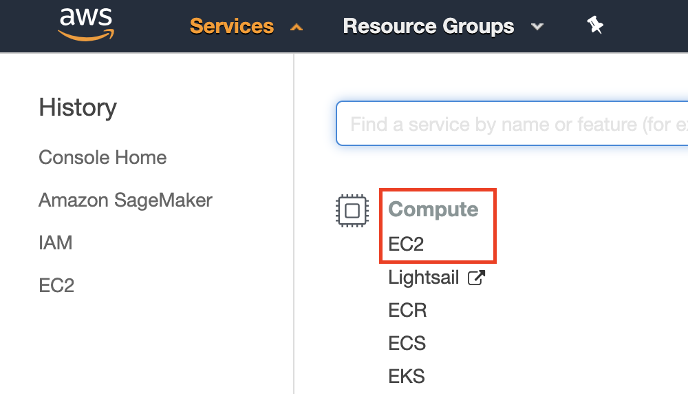 Open the EC2 console.