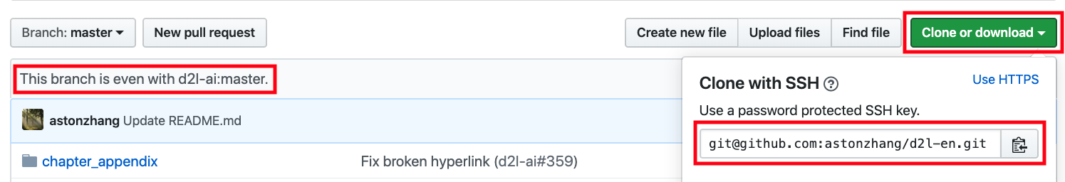 Cloning the repository.