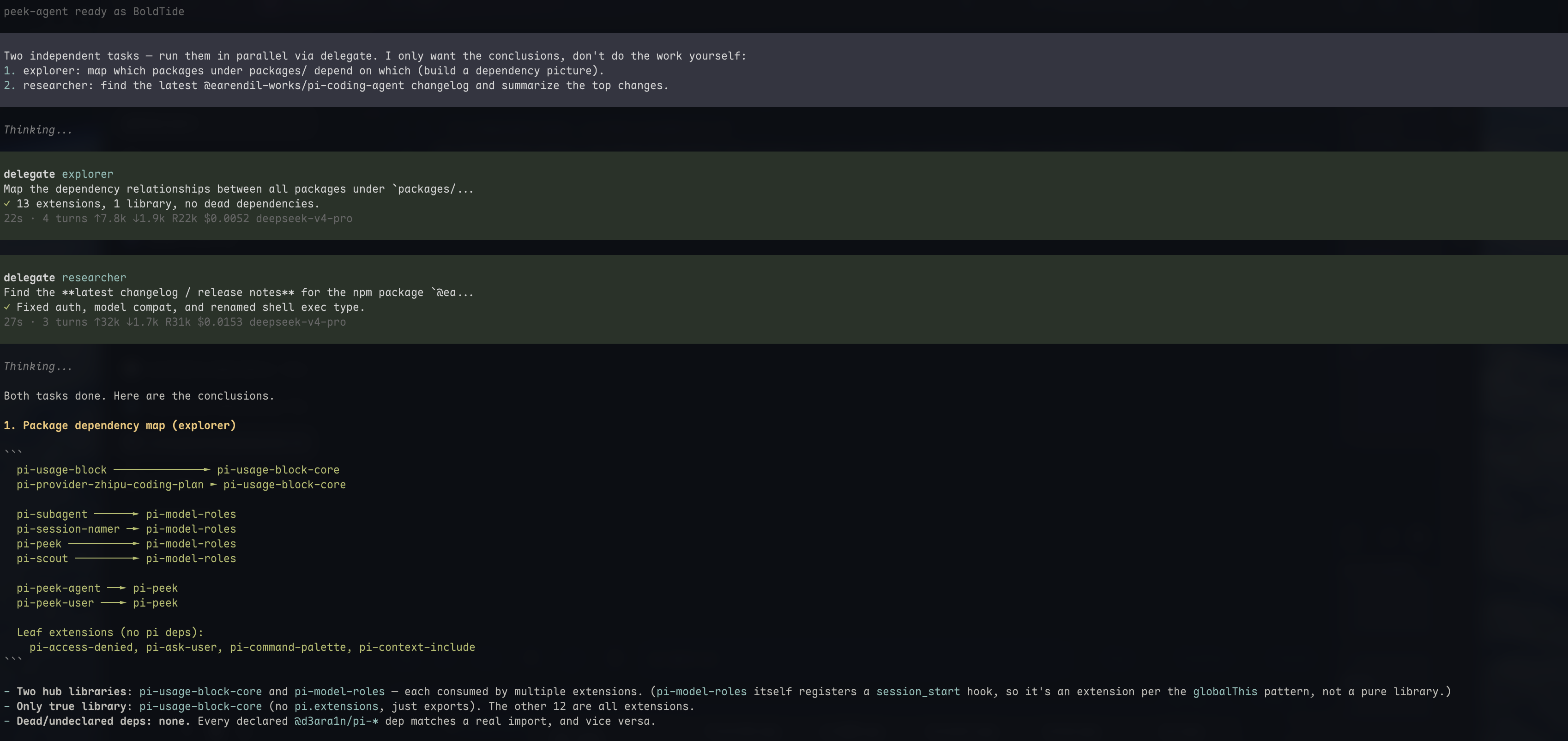@d3ara1n/pi-subagent screenshot 1