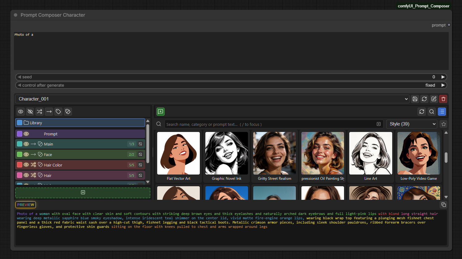 Prompt Composer overview