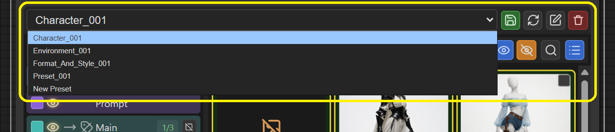 Prompt Composer presets