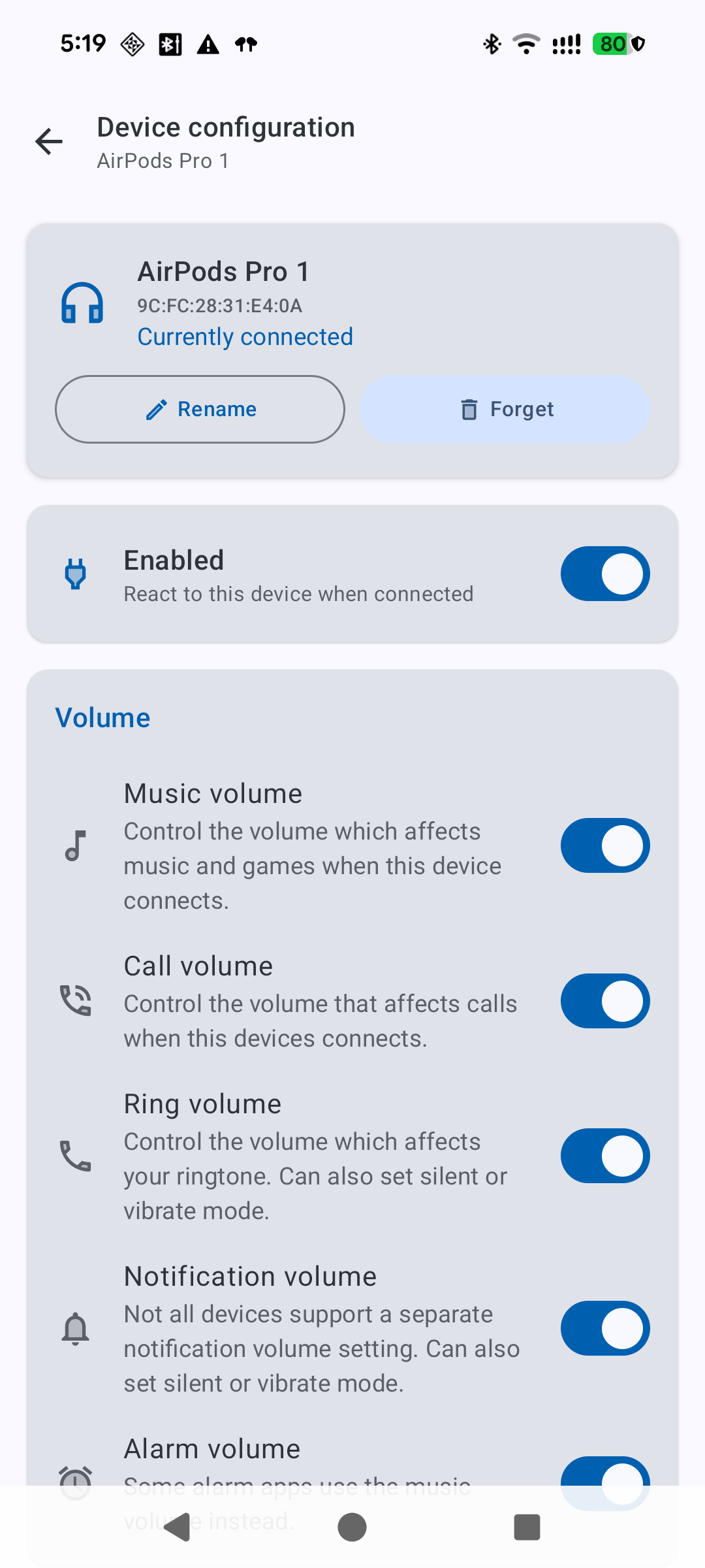Screenshot 3 of BlueMusic — opens full size