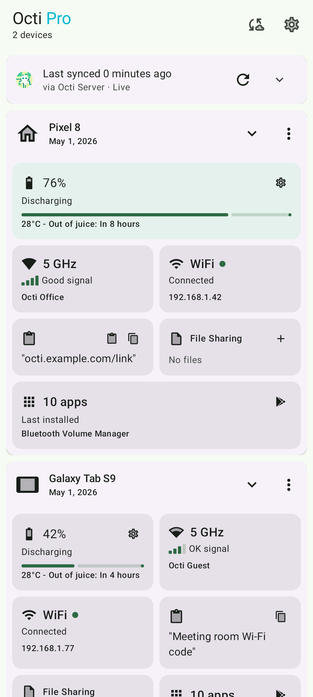 Screenshot 1 of Octi — opens full size