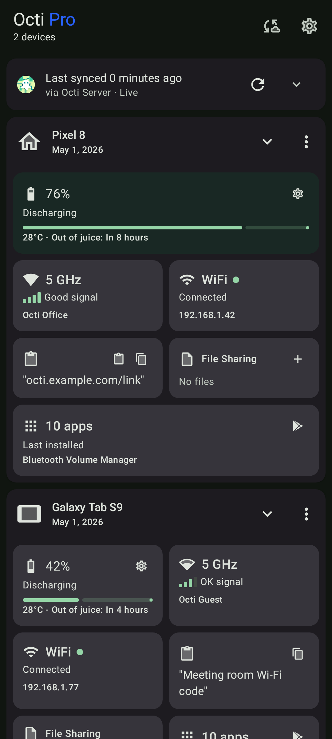 Screenshot 2 of Octi — opens full size