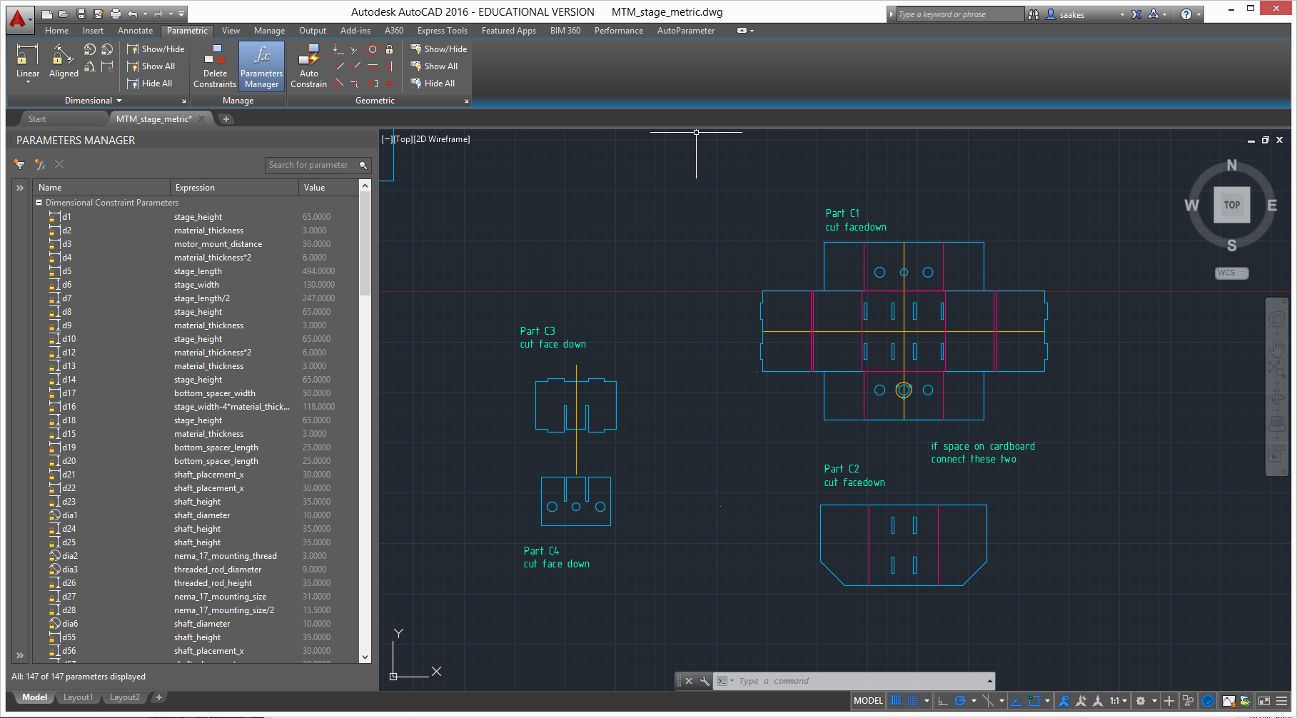 Autocad drawing