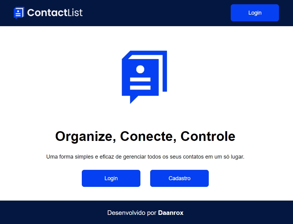 Home - ContactList