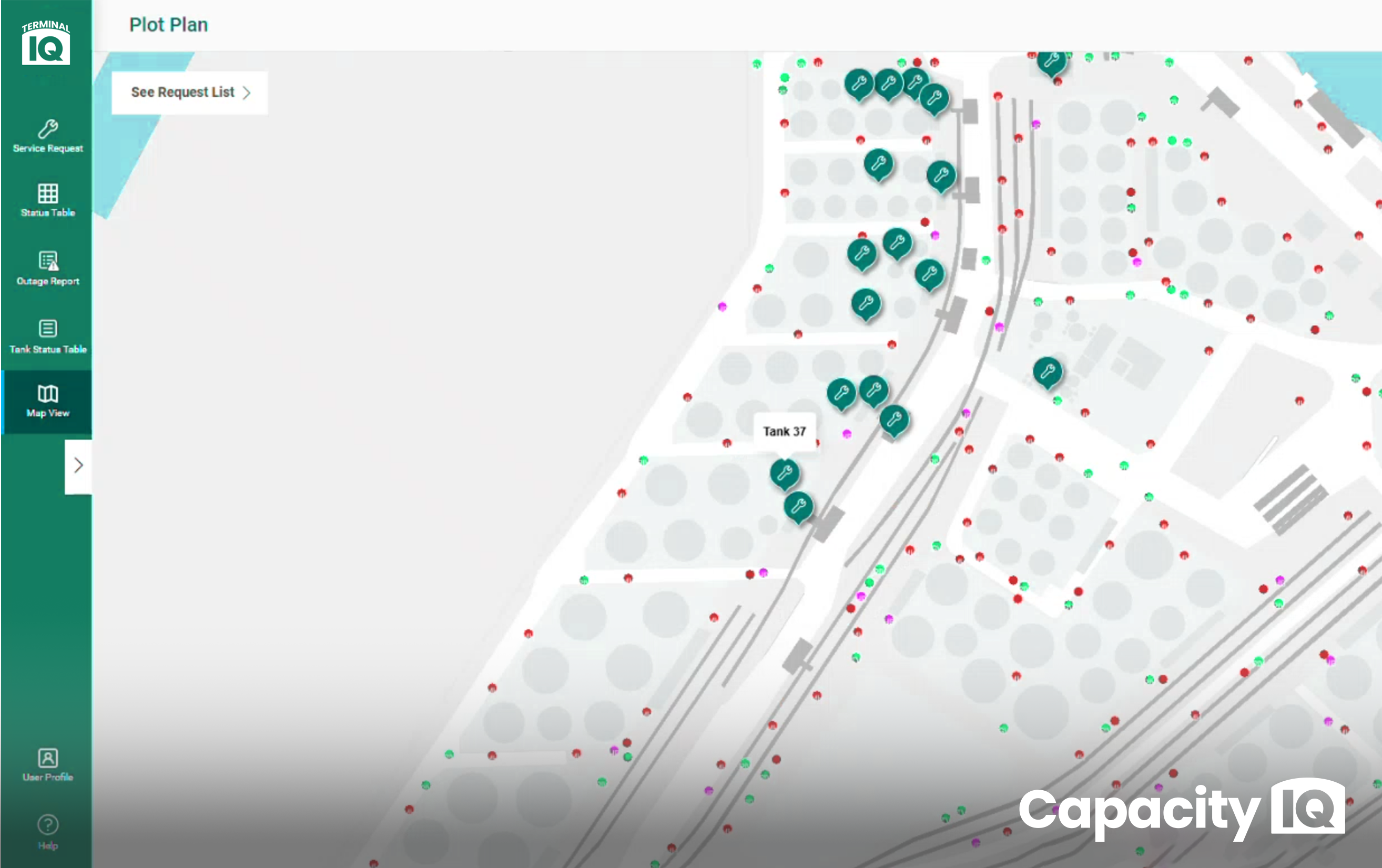 Tank Status and Map View