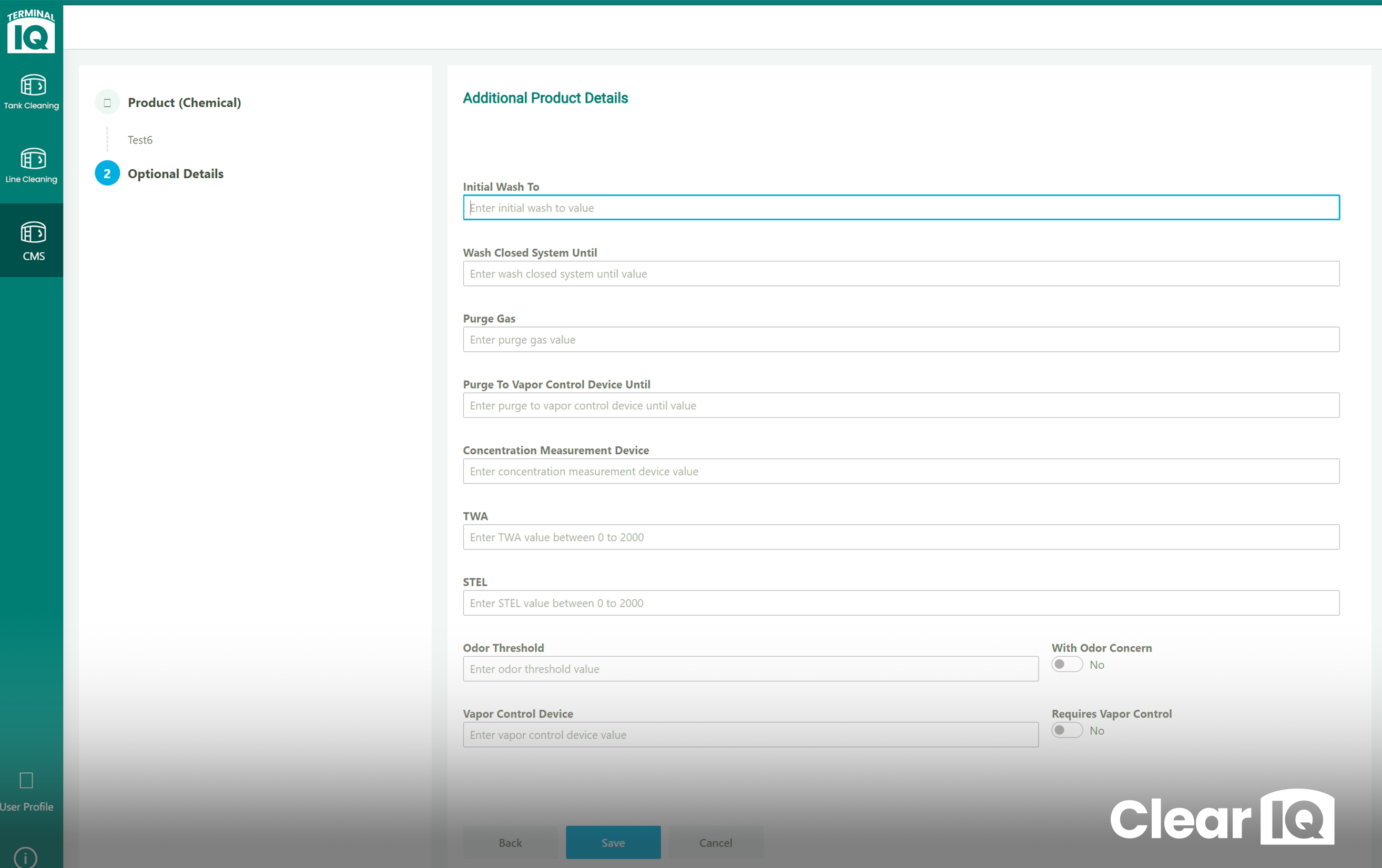 ClearIQ Additional Product Details