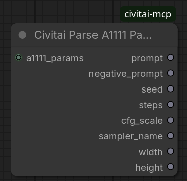 Parse A1111 Params workflow example